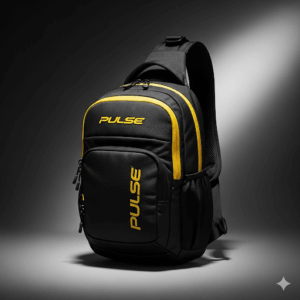 pulse activesling bag – lightweight water resistant sporty crossbody for travel & daily carry
