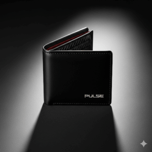 pulse slimfold wallet – minimalist water resistant card & cash holder for everyday carry